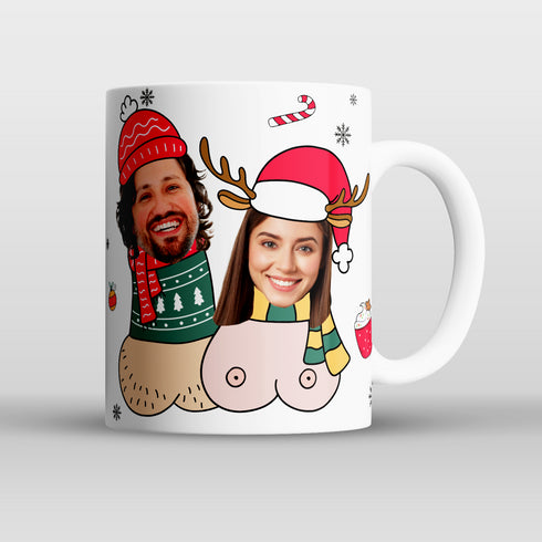 Personalised Couple Face Mug